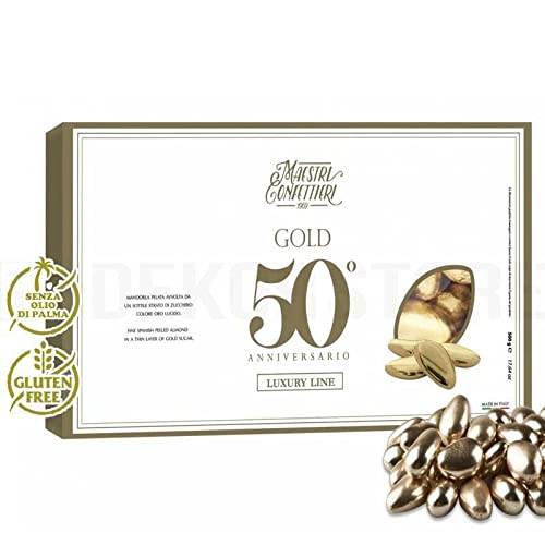 Confetti Maxtris al cioccolato dorati 500g