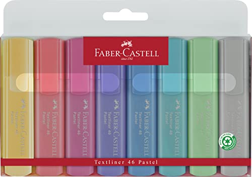 Faber-Castell - 154681, Evidenziatori Textliner colori pastello (c...