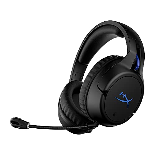 HyperX Cloud Flight – Cuffie per il gaming wireless per PS5 e PS4, autonomia massima di 30 ore, cuffie in memory foam con similpelle di prima qualità, microfono dotato di cancellazione del rumore