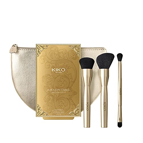 KIKO Milano A Holiday Fable Fabulous Brushes Kit | Kit Di 3 Pennell...