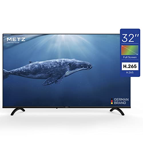 Metz TV Serie MTB2000Z, LED TV, 32  (81 cm), Versione 2022, HDMI, ARC, USB, Slot CI+, Dolby Digital, DVB-C T2 S2, HEVC MAIN10, Nero