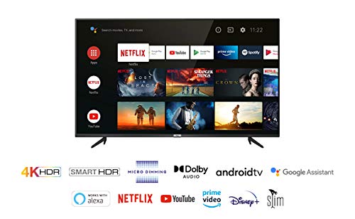 TCL 55BP615, Smart Android Tv 55 Pollici, 4K HDR, Ultra HD (Micro d...