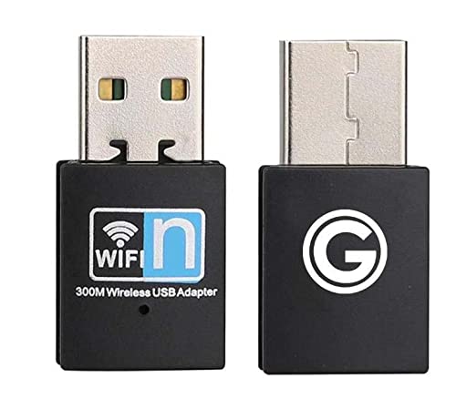 Golook • Mini Chiavetta USB Wireless WiFi 300Mbps 2.4GHz • Dimensioni Ridotte • Adattatore USB Scheda di Rete • USB 2.0 • Compatibile Windows 10 8.1 8 7, Mac OS, Linux