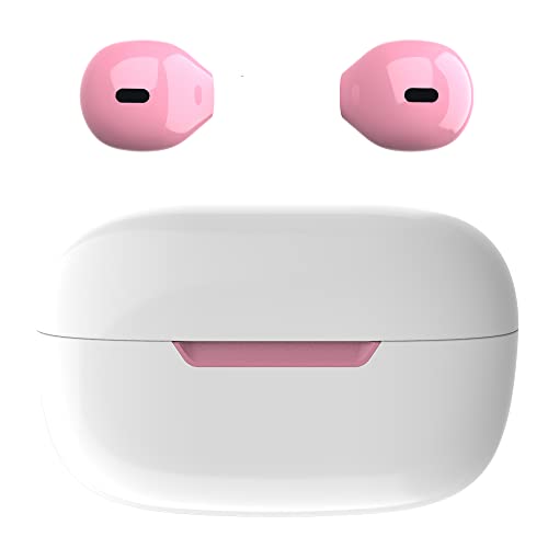 Mini auricolari di sonno Bluetooth piccola cuffia auricolare wireless vero con custodia di ricarica vivavoce per iPhone e telefoni Android (rosa).…