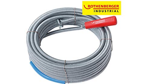 Rothenberger Industrial 072986e – Sturalavandini a spirale con testa di ancoraggio lungo 10 m, Grigio