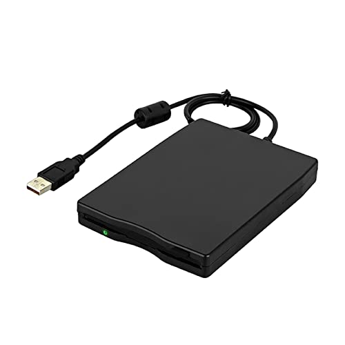 Unità disco floppy esterno USB da 3,5, portatile da 1,44 MB FDD Diskette Drive per PC Windows 2000, XP, Vista, Windows 7 8 10