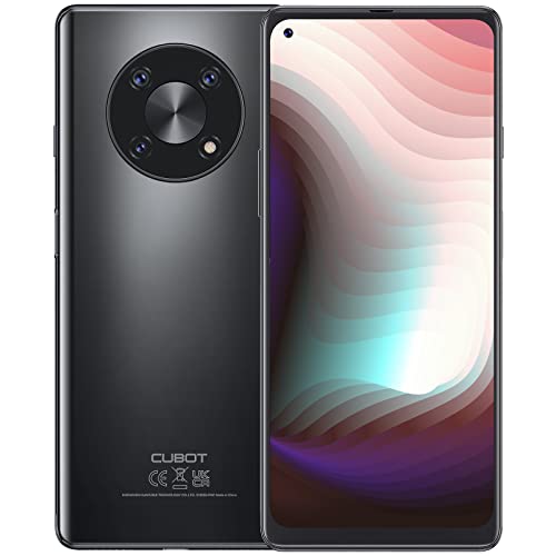 CUBOT Max 3 Smartphone senza Contatto, 6,95 pollici Telefono Cellulare Android 11, Batteria da 5000 mAh, 4 GB RAM+64 GB ROM,Fotocamera Tripla da 48 MP, Doppia Nano SIM,NFC,Face ID,GPS, Nero