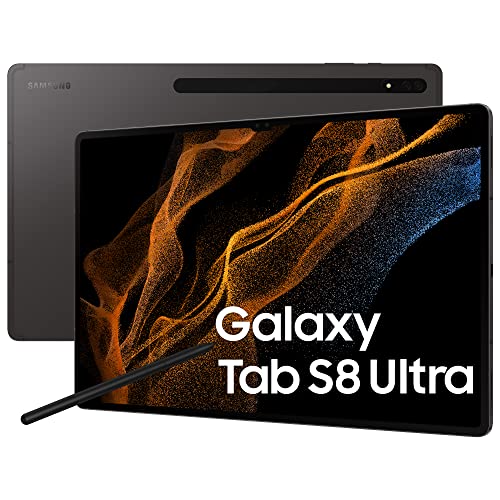 Samsung Galaxy Tab S8 Ultra Tablet Android 14.6 Pollici Wi-Fi RAM 16 GB 512 GB Tablet Android 12 Graphite [Versione italiana] 2022 (Ricondizionato)