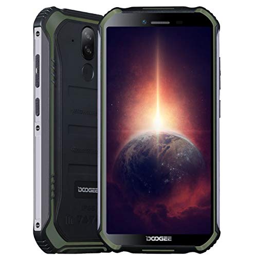 Telefono Rugged DOOGEE S40 PRO 4 GB RAM 64 GB ROM,IP68 Smartphone Android 10 Cellulare Robusto,Helio A25 Octa Core, Schermo Gorilla Glass 5,45’’,13MP+2MP+5MP, DUAL SIM, Impronta Digitale NFC Verde