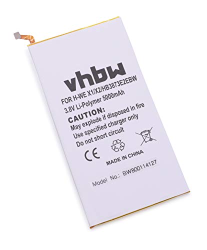 vhbw Litio-polimeri Batteria 5000mAh (3.8V) Compatibile con Netbook...