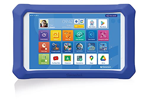 Clementoni X Revolution, Bambini-Tablet clempad 6-12 Anni, 8 Pollici, Android 11, 16 GB di Memoria, WiFi, Tante App preinstallate, Versione in Italiano, Multicolore, 16628