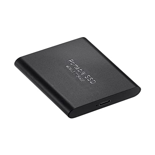 Disco rigido esterno da 2TB - Memoria USB 3.0 esterna portatile sottile HD portatile da 2,5  per console di gioco, desktop, laptop, Smart TV (nero)