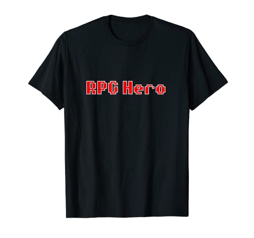 Divertimento, giocatore, giochi, MMORPG, RPG Hero T-Shirt Maglietta