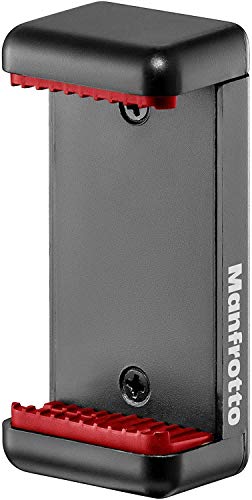 Manfrotto MCLAMP - Attacco Universale per Smartphone, Compatto, Pieghevole, Vlogging, Nero