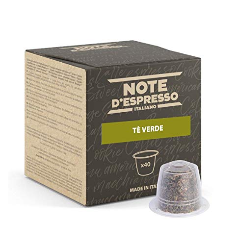 Note D Espresso, Tè Verde, Capsule Compatibili Soltanto con Sistema NESPRESSO*, 40 caps