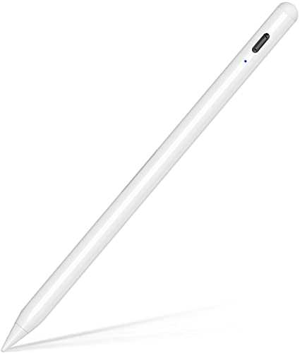 Ricarica Wireless Penna iPad per iPad, Penna Touch con Sensibile all’Inclinazione e Rifiuto del Palmo, Apple Pencil per iPad 6 7 8 9 10, iPad Air 3 4 5, iPad Mini 5 6, iPad Pro 11  12,9  3 4 5 6