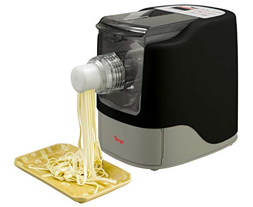 Sirge PASTABUONA Macchina per la Pasta 260 W - 13 Trafile - fino a 720gr di pasta - Automatica e anche con Riposo - inclusi accessorio per PANE PIZZA FOCACCE in omaggio