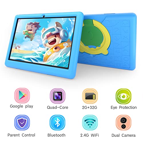 Tablet per bambini da 10.1” con Touchscreen HD e Protezione occhi...