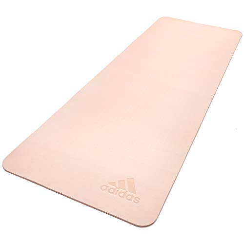 adidas, Premium Yoga Mat-5mm-Pink Tint Unisex-Adult, Tinta Rosa