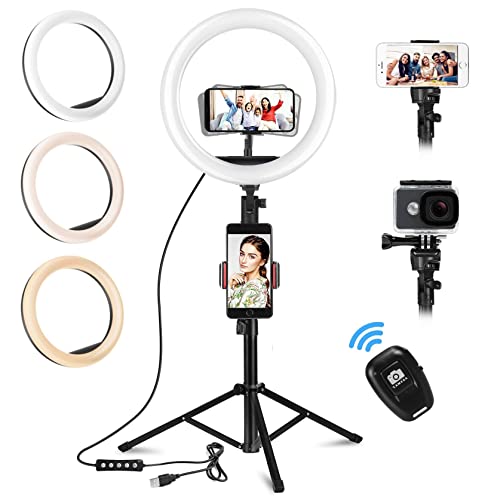 Ring Light Lampada per selfie e video tik-tok con 128 led e supporto p
