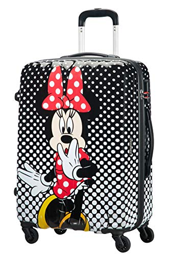 American Tourister Disney Legends - Spinner M, Bagaglio per bambini, 65 cm, 62.5 L, Multicolore (Minnie Mouse Polka Dot)