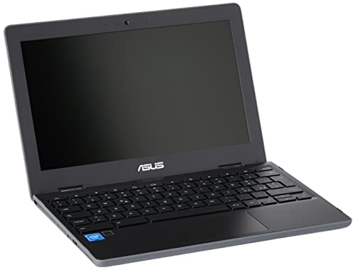 Asus Chromebook Notebook Con Monitor 11.6  Hd Anti-Glare, Intel Celeron N4020, Grigio Scuro