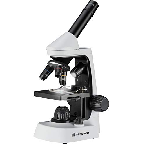 Bresser - Microscopio Junior 40x - 2000x con supporto innovativo per smartphone e illuminazione a LED regolabile