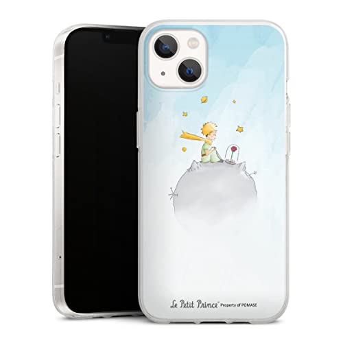 DeinDesign Custodia di Silicone Compatibile con Apple iPhone 13 Custodia Trasparente Cover per Smartphone Trasparente Il Piccolo Principe Libro per Bambini Prodotto Ufficiale su Licenza