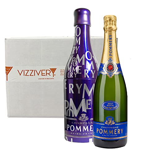 Pommery Champagne Brut Royal 12% Vol. 750 ml - Champagne con Astuccio in Alluminio