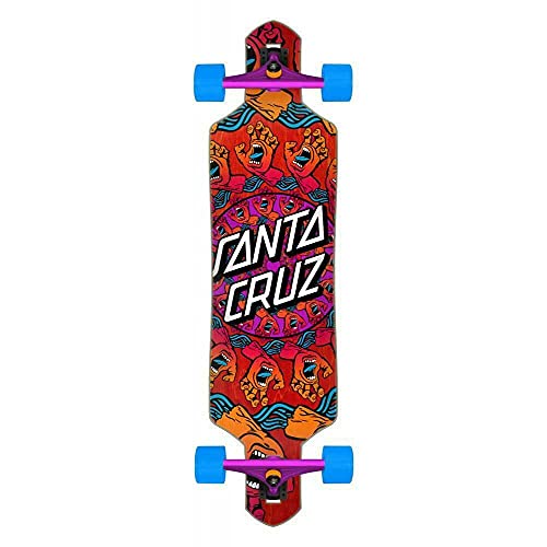 Santa Cruz er Mandala Hand Drop Thru Factory Skateboard completo Multi 36 