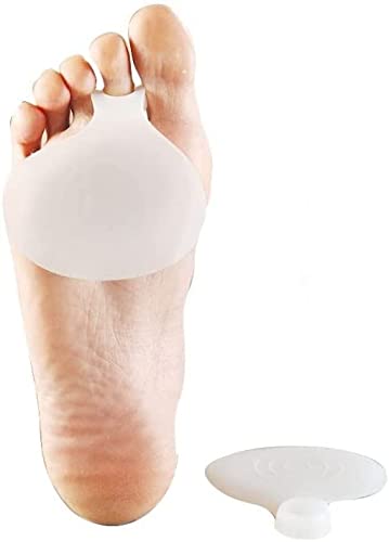 Una coppia di cuscinetti metatarsali, in puro silicone anallergico lavabile con anello di stazionamento allevia dolori ai vostri piedi