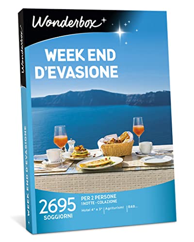 Wonderbox - Weekend D evasione | Pacchetto Viaggio Regalo per Due V...